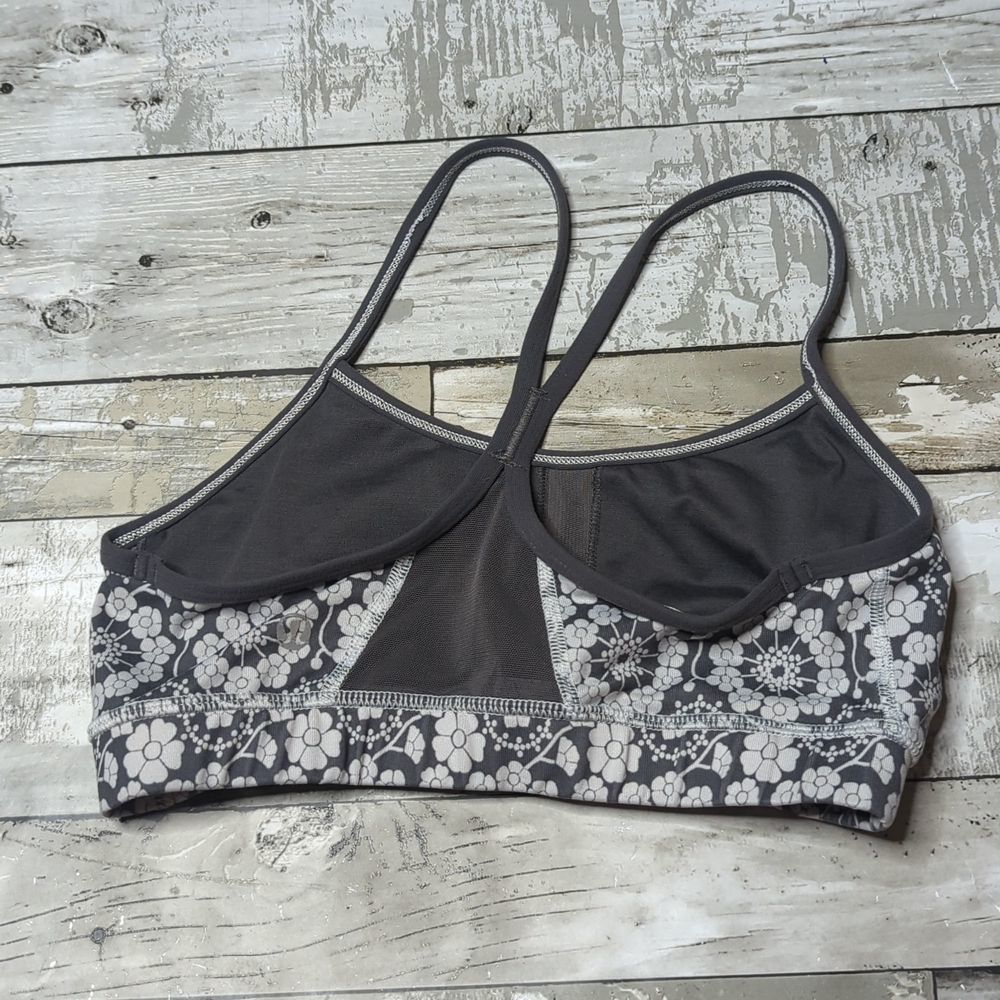Lululemon Flow Y Bra IVTwiggy Printed Nimbus / Soot Light - Picture 3 of 5